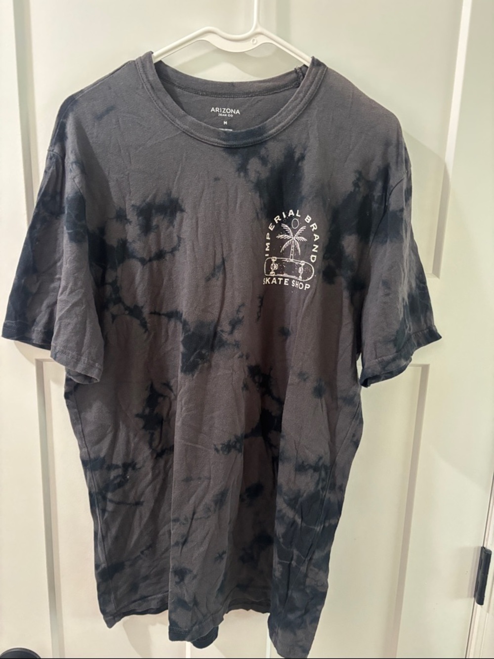 Arizona Jean Company Black Tie-Dye Skate Shop Graphic Tee
